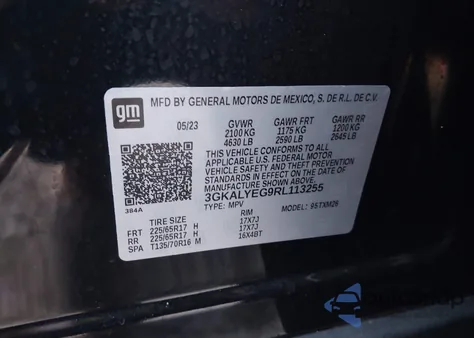 2024 GMC Terrain Awd At4 z USA, uszkodzony, nr VIN 3GKALYEG9RL113255